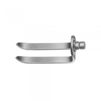 Caspar Lateral Blade Blade with 2 Prongs Stainless Steel, Blade Size 37 x 22 mm